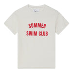 Dou Dou T-Shirt Girocollo Tinta Unita con Stampa per Bambina DW8P81 BIANCO DOU DOU 