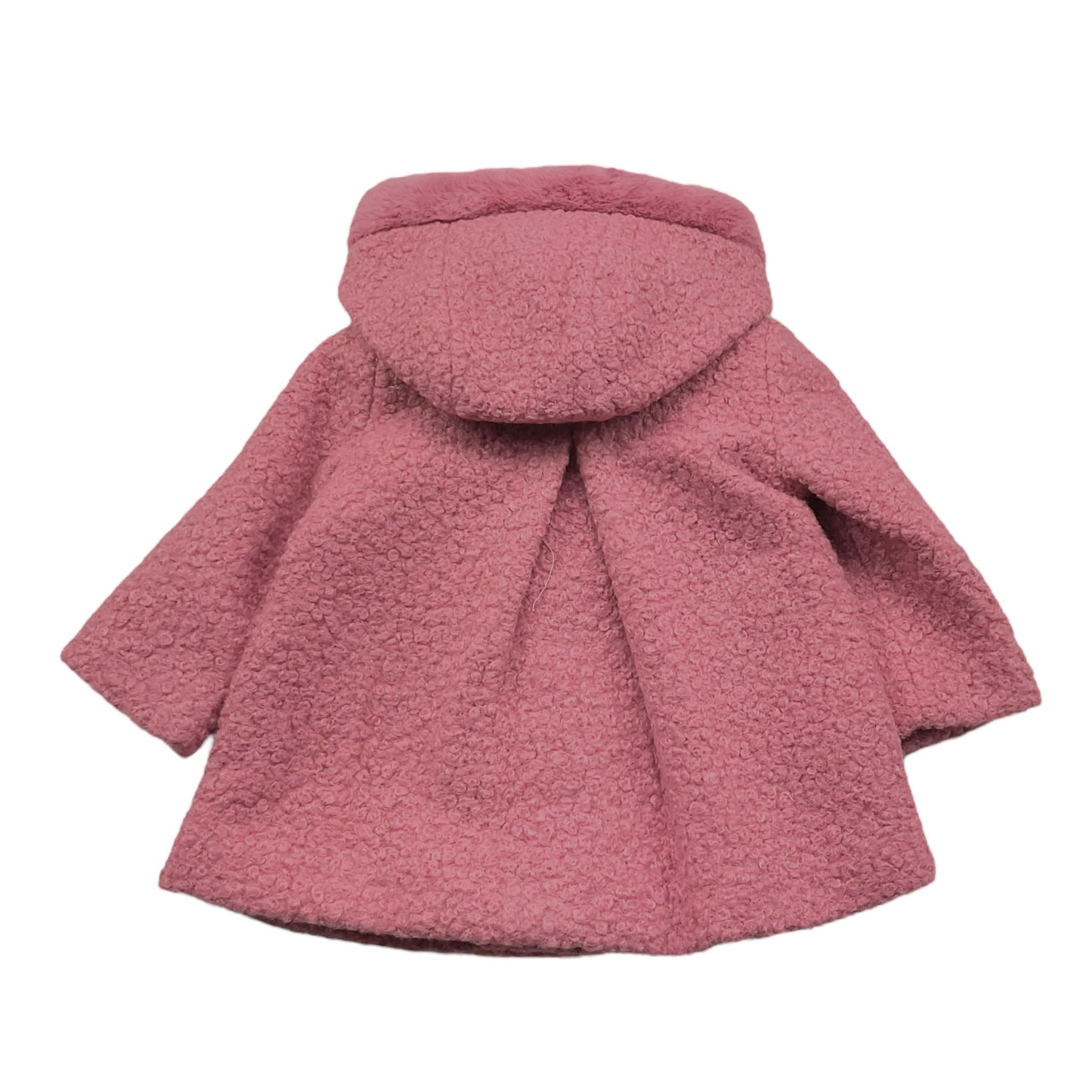 MAYORAL cappotto tinta unita modello teddy con cappuccio Rosa per Neonata 2478 ROSA MAYORAL 