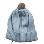 BABY LORD cappello tinta unita con pon pon Azzurro per Neonato 603 AZZURRO BABY LORD 