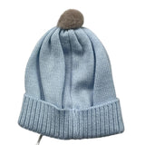 BABY LORD cappello tinta unita con pon pon Azzurro per Neonato 603 AZZURRO BABY LORD 