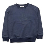 TRUSSARDI felpa chiusa girocollo tinta unita con stampa Blu per Bambino TBA25138FE BLU TRUSSARDI 