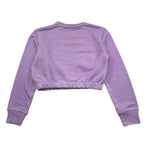 REPLAY felpa tinta unita modello crop Lilla per Bambina SG2321 LILLA REPLAY 