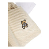 MOSCHINO completo 2 pezzi shirt-gonna con bretele Bianco/beige per Neonata MAK02C BIANCO/BEIGE MOSCHINO 