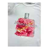 Miss Grant T-Shirt Girocollo Tinta Unita con Stampa per Bambina MG1292X BIANCO MISS GRANT 