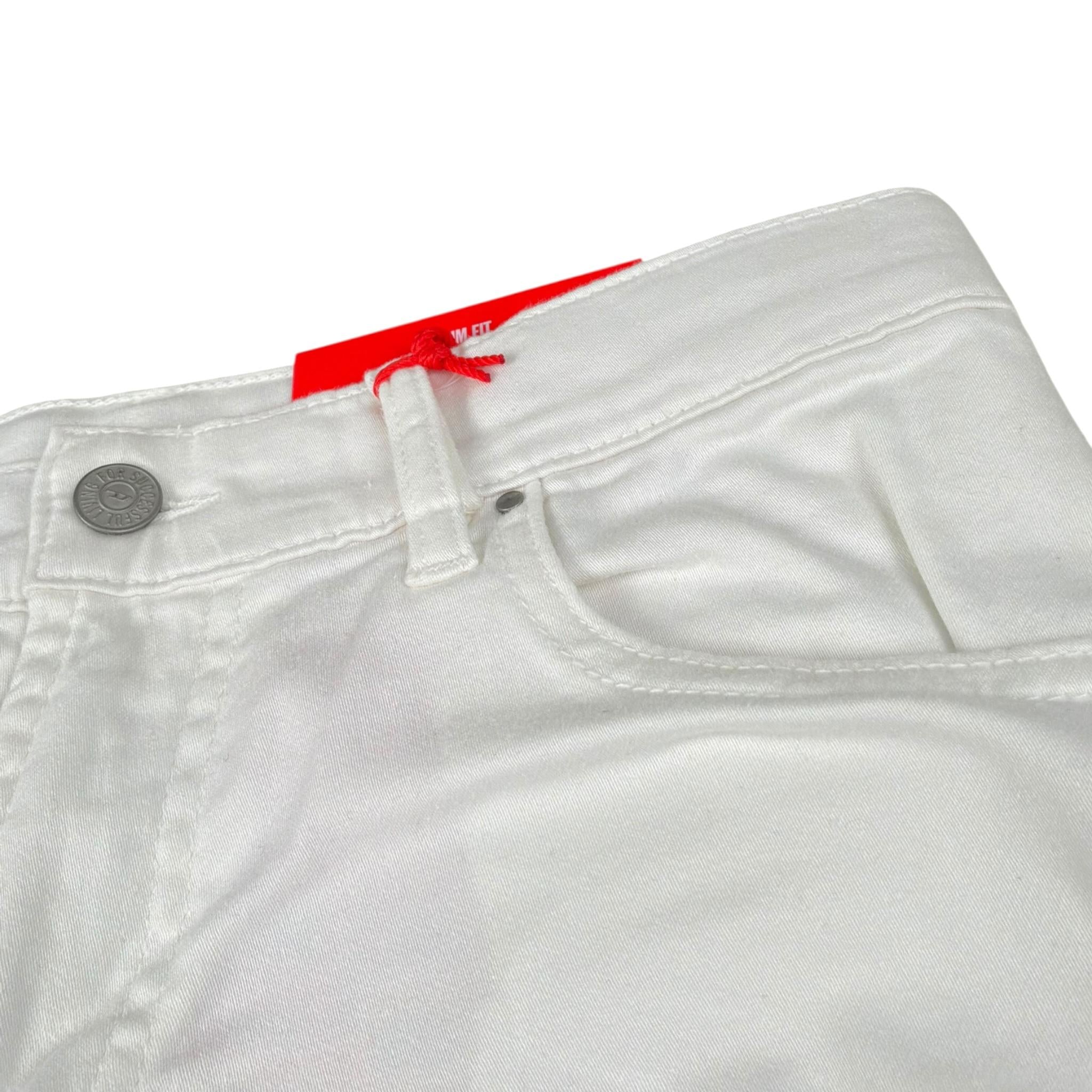 Diesel Jeans Tinta Unita con Girovita Regolabile per Bambino J00990 BIANCO DIESEL 