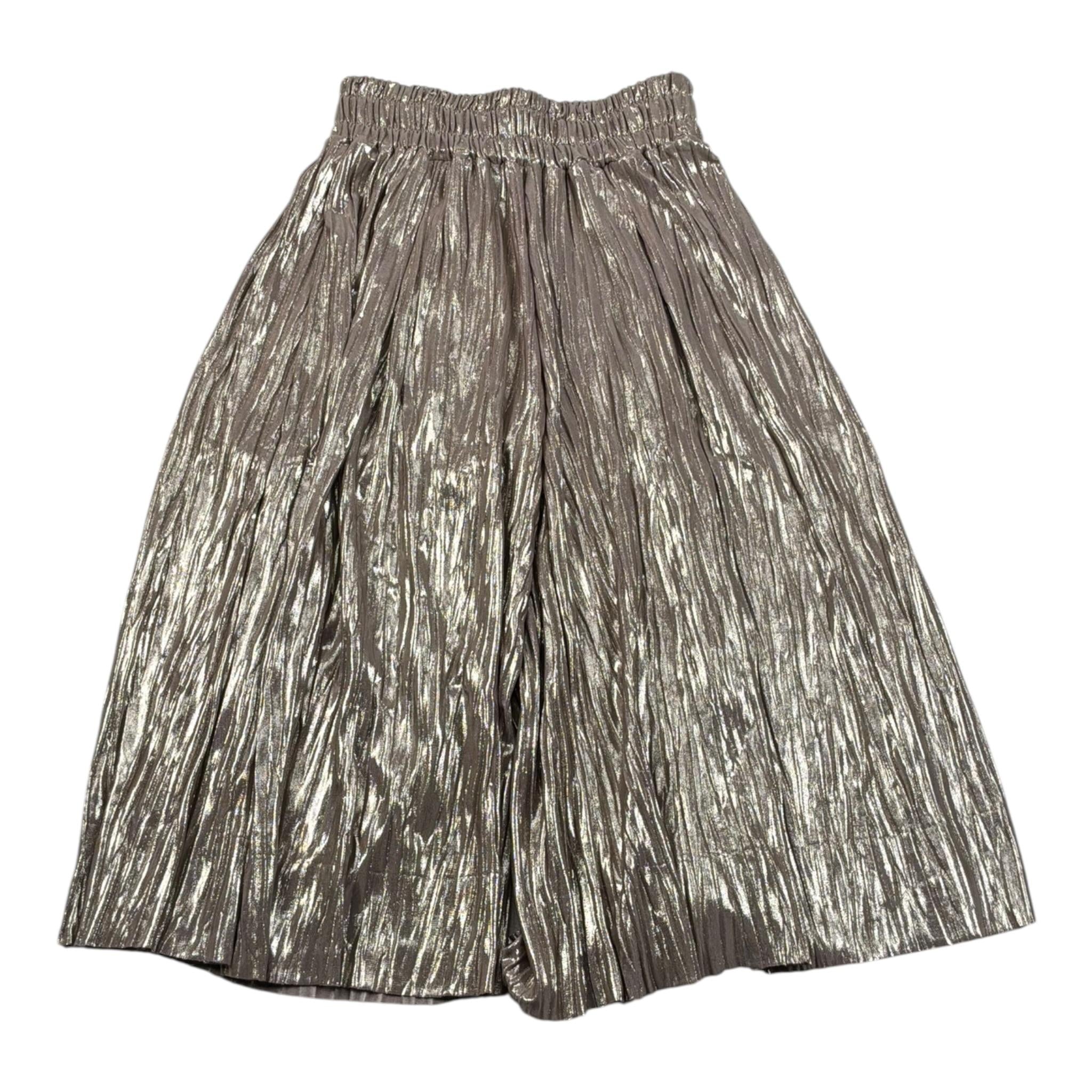 Magil Pantalone Tinta Unita Modello A Palazzo per Neonata FN25175N BRONZO MAGIL 