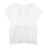 Billieblush T-Shirt Tinta Unita con Stampa Brillantini per Neonata U21036X BIANCO BillIEBLUSH 