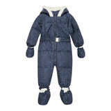 GUESS eskimo tinta unita con cappuccio Blu per Neonato H2BW15WEZK0 BLU GUESS 