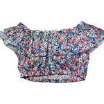 Monnalisa Top Mezza Manica Stampa Fantasia Floreale per Bambina 419301 MULTICOLOR MONNALISA 