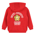 KENZO felpa bicolore con zip e cappuccio Grigio per Bambino K608177 GRIGIO KENZO 