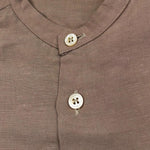 La Stupenderia Camicia Tinta Unita Manica Lunga  per Neonato TJCM75 MARRONE LA STUPENDERIA 