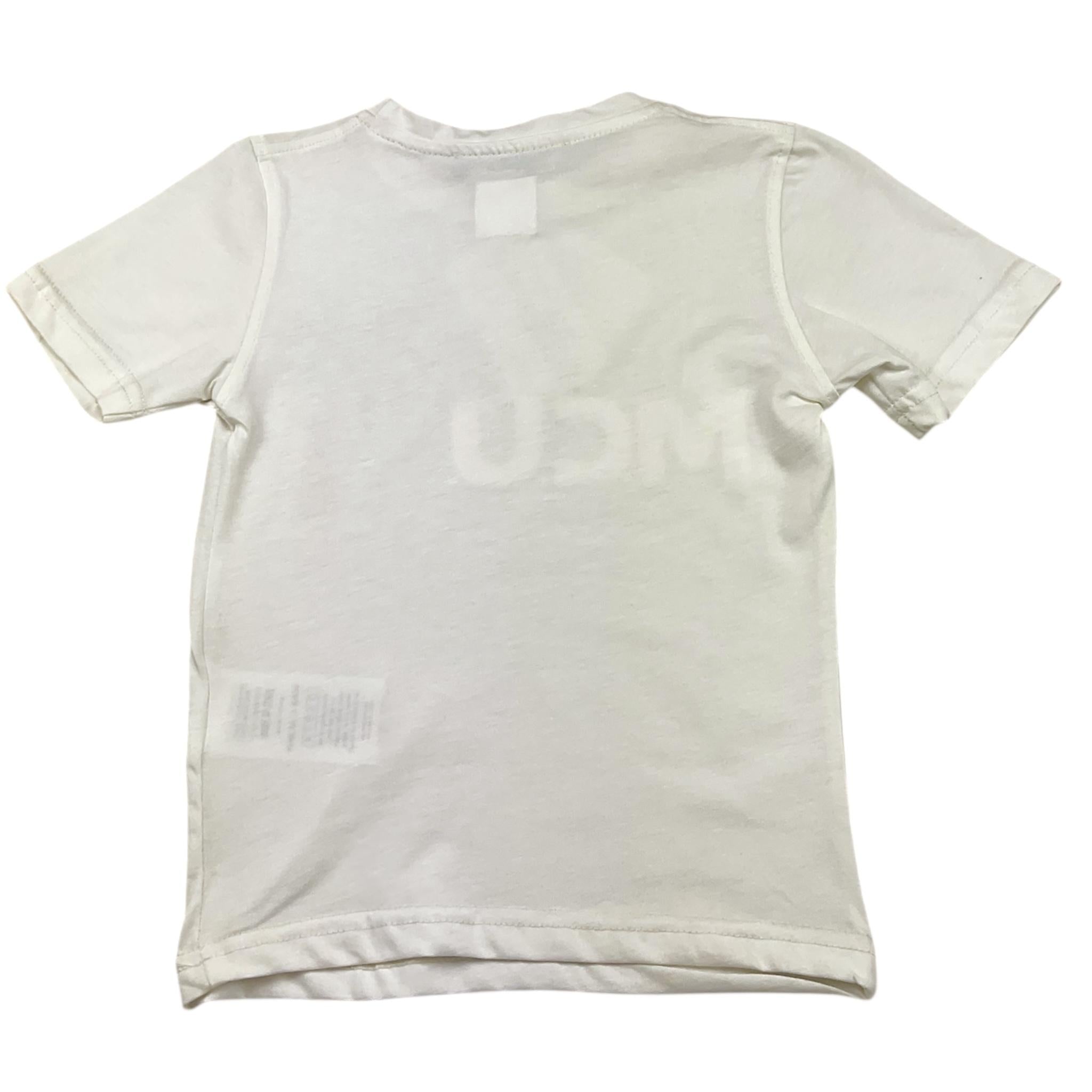 MCU t-shirt girocollo tinta unita con brillantini Bianco per Neonato MCUK6002N BIANCO MCU 