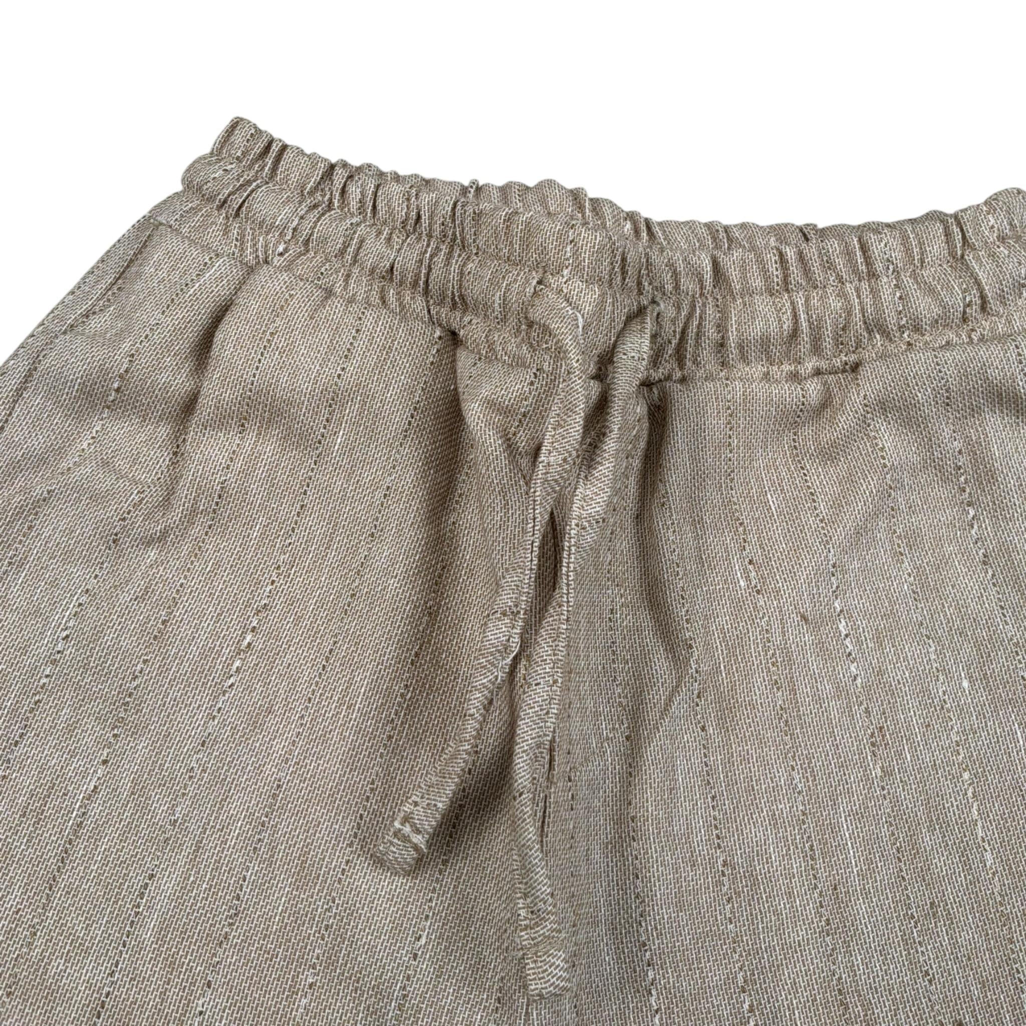 M+E' Pantalone Tinta Unita con Elastico In Vita per Bambino UEM0502X SABBIA M+E' 