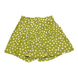 Mimisol Shorts einfarbig mit Tupfenmuster und verstellbarer Taille grün für Mädchen