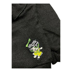 MOUSSE felpa girocollo tinta unita con rouches Nero per Bambina SUPER NERO MOUSSE 