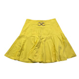 J'Aime' Einfarbiger Rock mit elastischer Taille Gelb für Mädchen