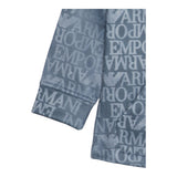 Emporio Armani Felpa Chiusa Girocoll Tinta Unita con Log per Bambino 3D4MJD BLU EMPORIO ARMANI 
