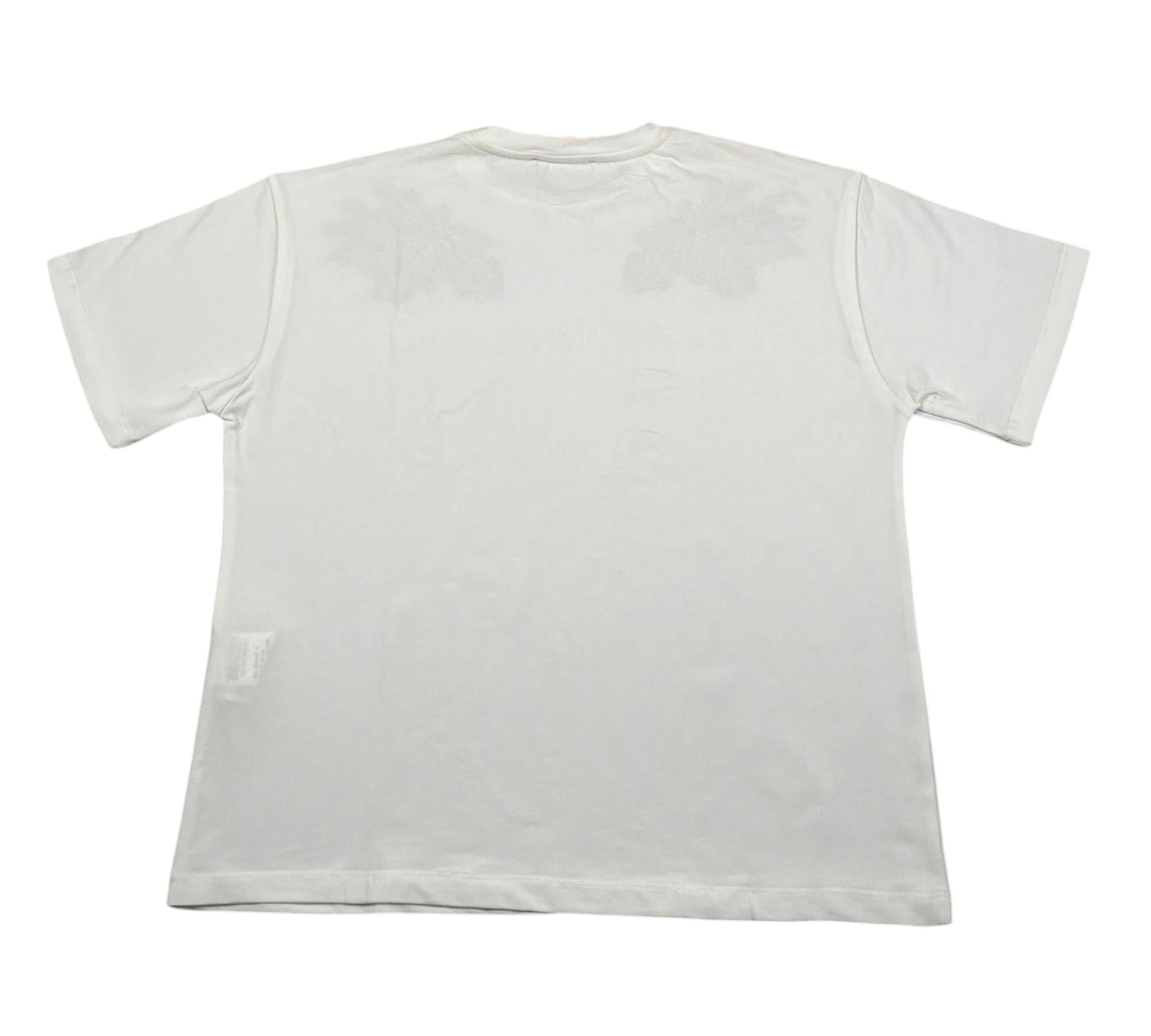 Elisabetta Franchi T-Shirt Girocollo Tinta Unita con Logo per Bambina EFTS236 PANNA ELISABETTA FRANCHI 