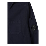 C.P. Company Giubbino In Denim Tinta Unita con Bottoni per Bambino CUA000L BLU C.P. COMPANY 