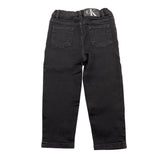 CALVIN KLEIN jeans tinta unita con girovita regolabile Nero per Bambino IN0IN00218 NERO CALVIN KLEIN 