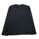 REFRIGIWEAR shirt girocollo tinta unita con stampa Nero per Bambino RW748X NERO REFRIGIWEAR 