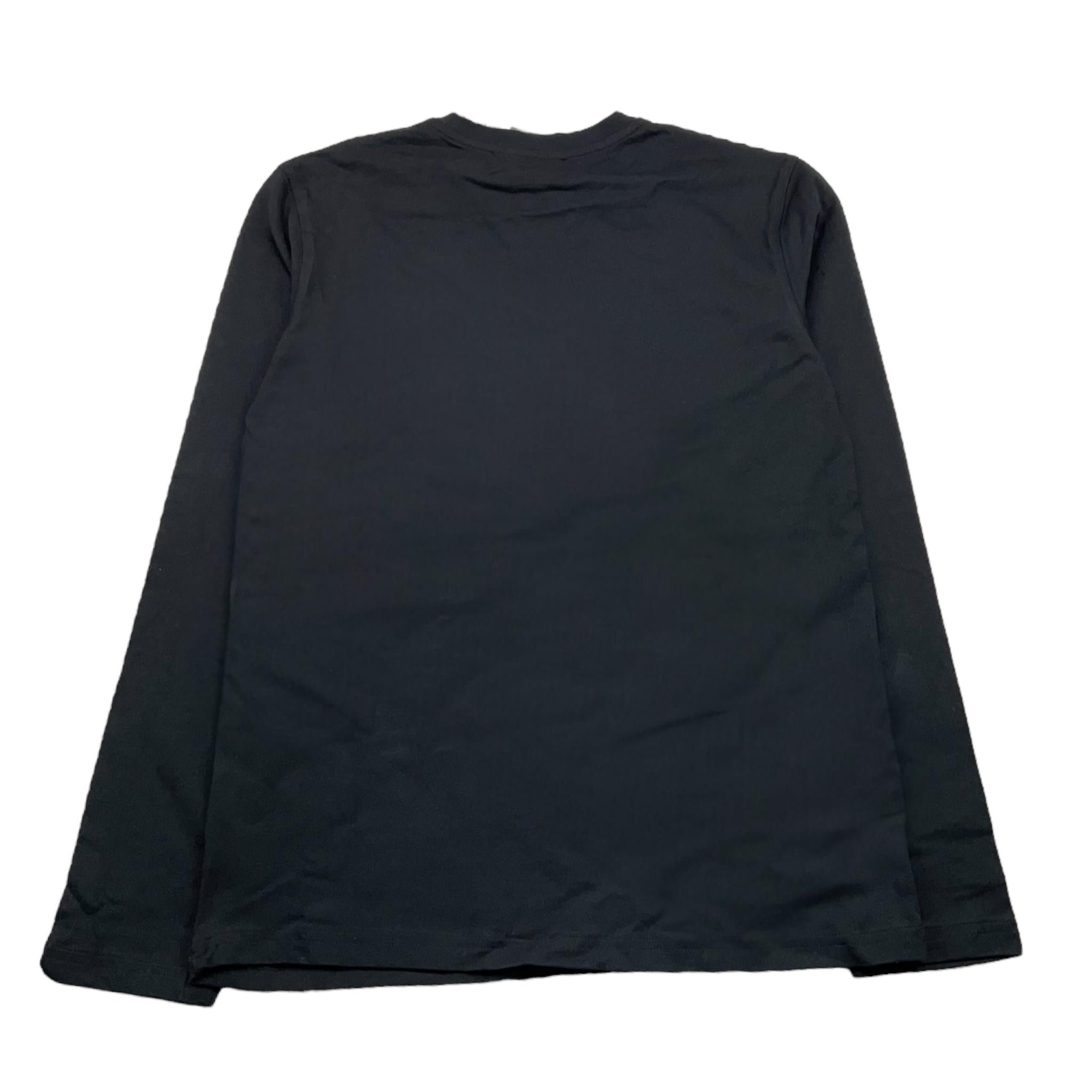 REFRIGIWEAR shirt girocollo tinta unita con stampa Nero per Bambino RW748X NERO REFRIGIWEAR 