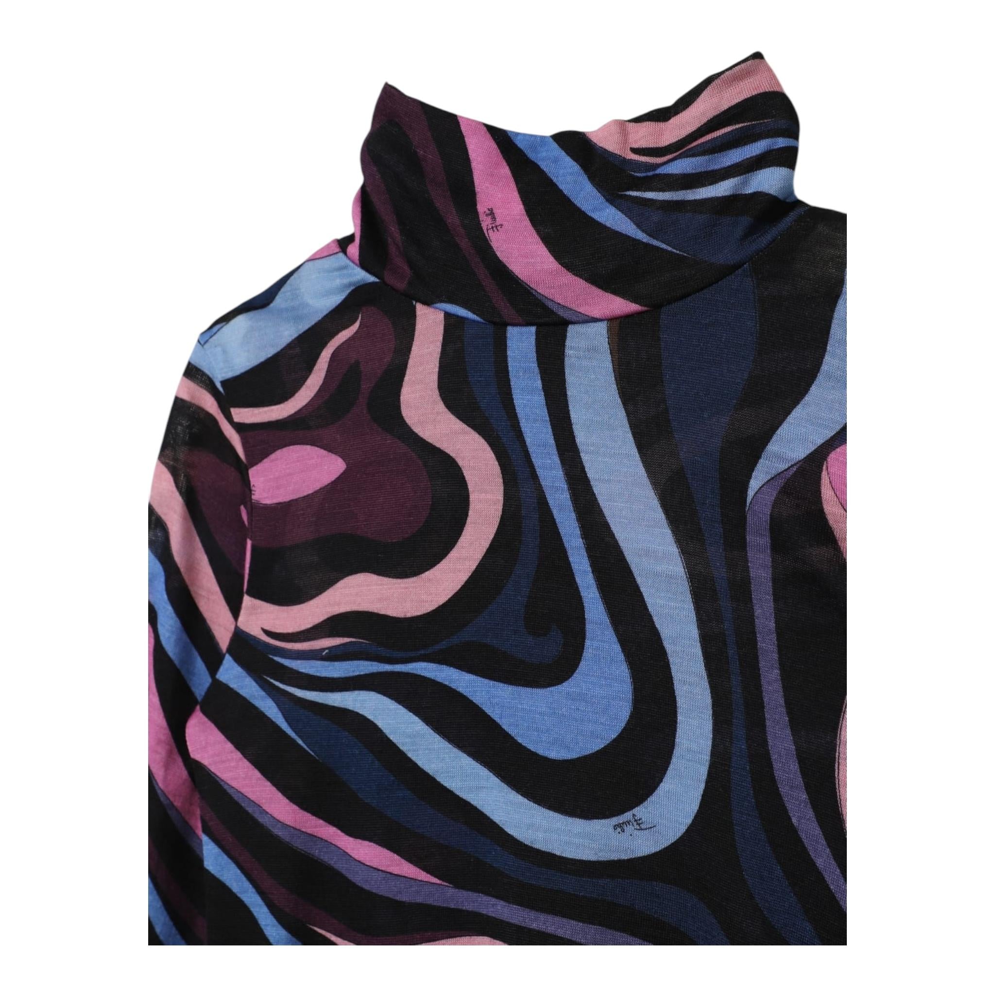 EMILIO PUCCI shirt mezzo collo stampa fantasia Multicolor per Bambina PV8B60 MULTICOLOR EMILIO PUCCI 