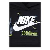 NIKE completo 2 pezzi felpa-pantalone tinta unita Nero per Bambino 86M350 NERO NIKE 