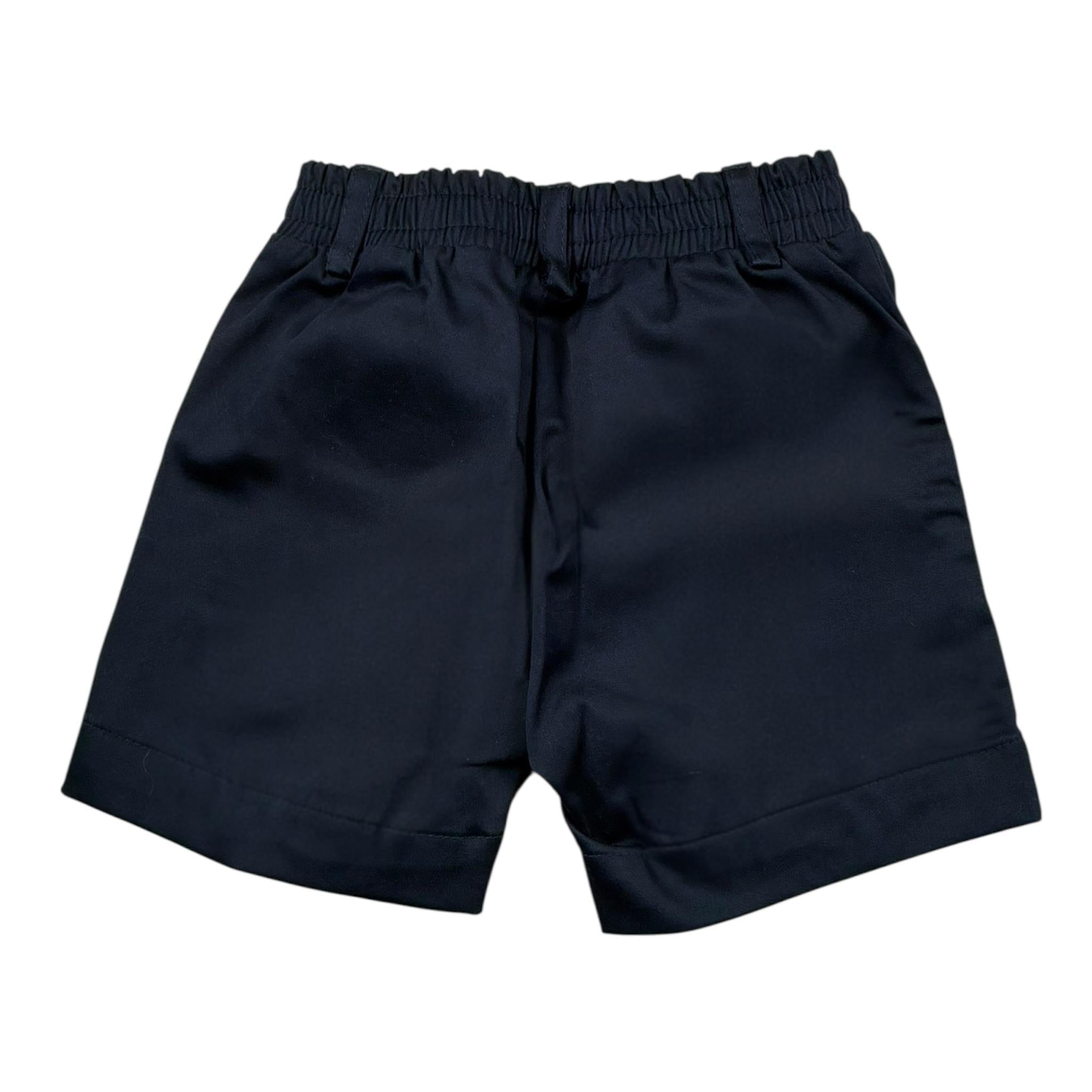 Le Bebe' Bermuda tinta unita con Elastico In Vita Blu per Neonato LBB3692 BLU LE BEBE' 