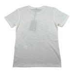Please T-Shirt Girocollo Tinta Unita con Stampa per Bambino MBF3030B72 PANNA PLEASE 