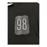 Bikkembergs T-Shirt Girocollo Tinta Unita con Stampa per Bambino BK3142 NERO BiKKEMBERGS 