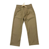 Cesare Paciotti Einfarbige Hose mit verstellbarer Taille, Beige, für Neugeborene