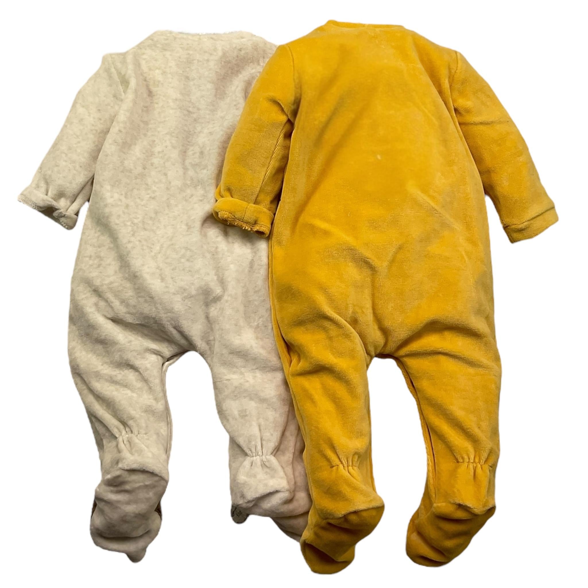 MAYORAL set tutina 2 pezzi manica lunga bicolore Giallo/beige per Neonato 2794 GIALLO/BEIGE MAYORAL 