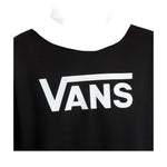 VANS shirt girocollo tinta unita con logo Nero per Bambino VN000XIY28 NERO VANS 