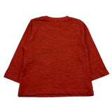 CANADA HOUSE shirt girocollo tinta unita con stampa in contrasto Ruggine per Neonato 24454020 RUGGINE CANADA HOUSE 