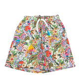 Etro Bermuda Tinta Unita con Fantasia Fiori per Bambino GU6Q59 BIANCO ETRO 