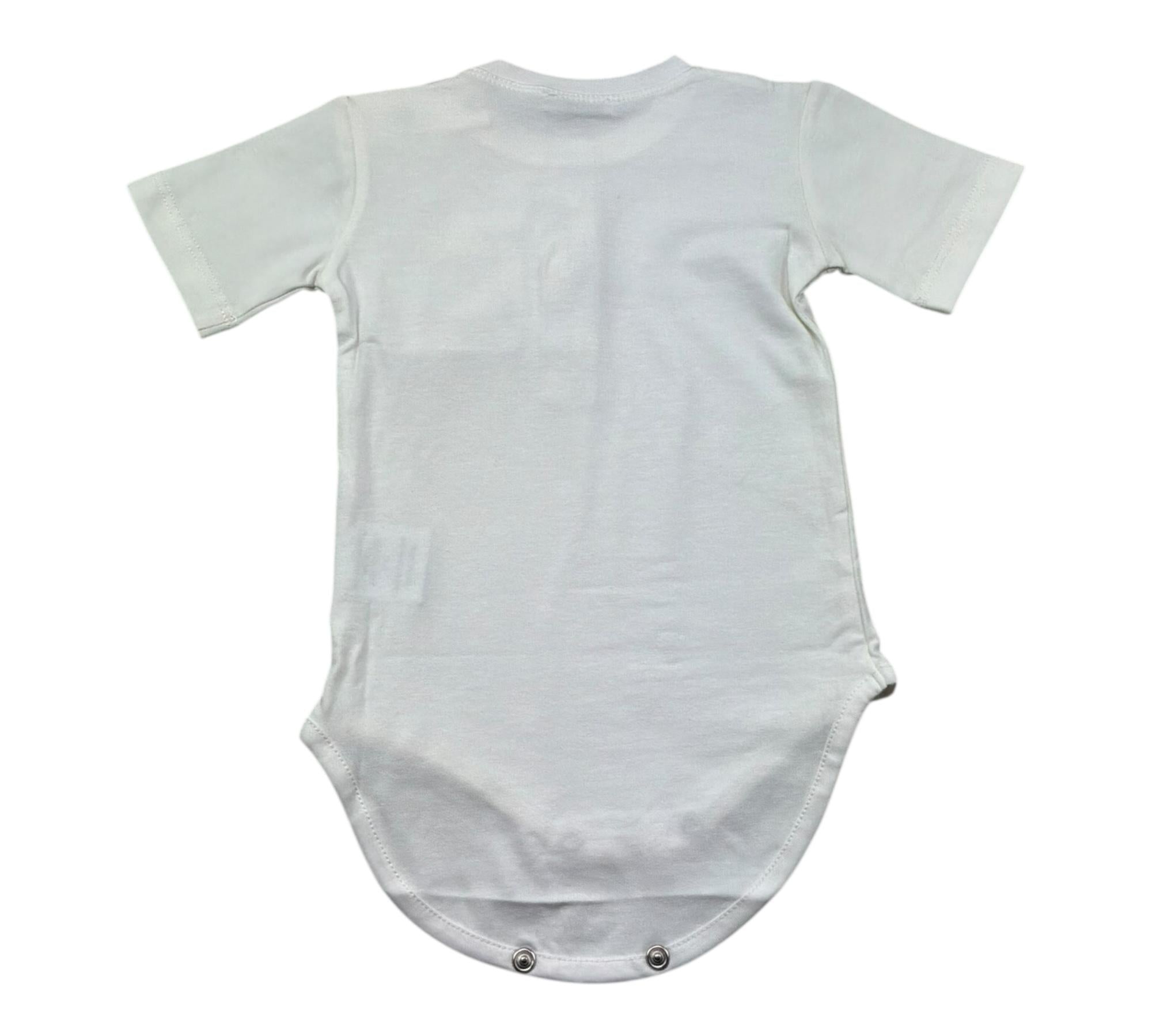 Manuel & Frank Body Mezza Manica Tinta Unita per Neonato MF7223I PANNA MANUEL & FRANK 