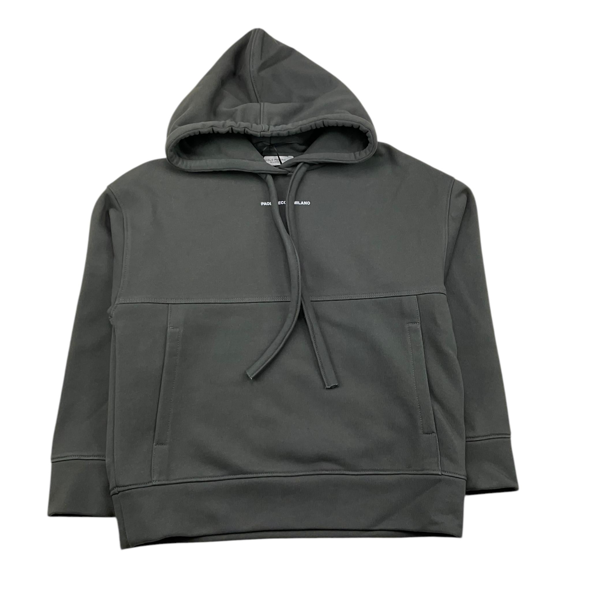 PAOLO PECORA felpa chiusa con cappuccio tinta unita Verde per Bambino PP4126 VERDE PAOLO PECORA 