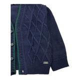 LE BEBE' cardigan tinta unita con profili in contrasto Blu per Neonato LBB5175 BLU LE BEBE' 