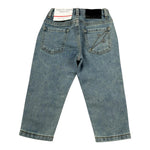 Cesare Paciotti Jeans Tinta Unita con Girovita Regolabile per Neonato PTP5162BXXN AZZURRO CESARE PACIOTTI 