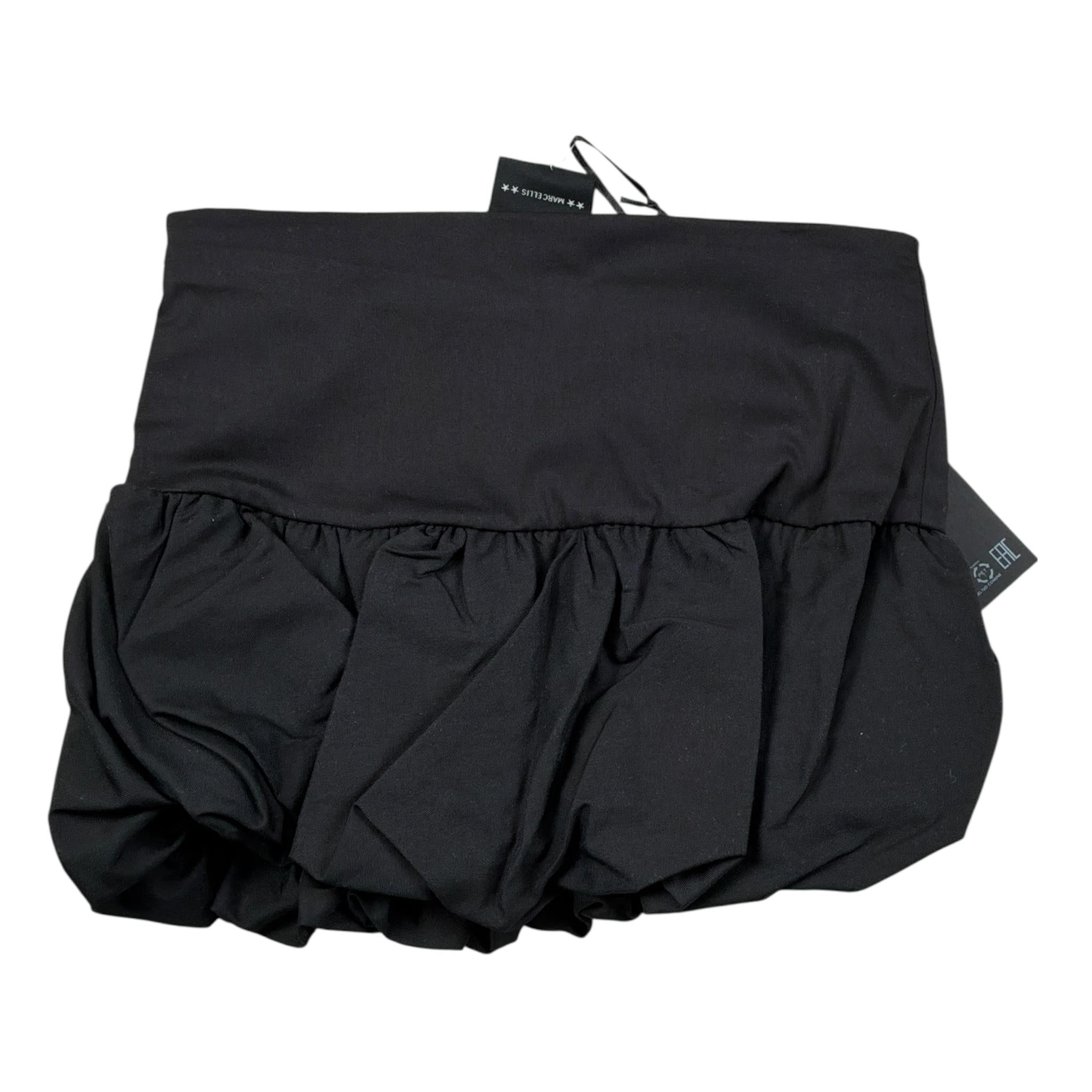 Marc Ellis Gonna tinta unita con Logo Nero per Bambina JMJSK01227 NERO MARC ELLIS 