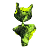 F**K Costume Intero Stampa Fantasia per Bambina FJF VERDE F**K 