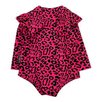 JOHN RICHMOND body tinta unita con fantasia maculata Fuxia per Neonata RIA2512BD FUXIA JOHN RICHMOND 