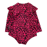 JOHN RICHMOND body tinta unita con fantasia maculata Fuxia per Neonata RIA2512BD FUXIA JOHN RICHMOND 