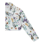 Liu Jo Giubbino Tinta Unita Stampa Fantasia Floreale per Bambina KA5059XX BIANCO LIU JO 