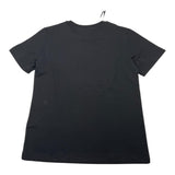 Balmain – Schwarzes, einfarbiges T-Shirt mit Rundhalsausschnitt und Logo für Jungen