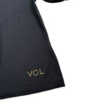 Vicolo T-Shirt Girocollo tinta unita con Logo Nero per Bambina 31460234 NERO VICOLO 