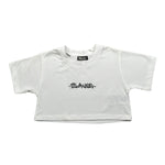 Blauer T-Shirt Girocollo Tinta Unita con Stampa per Neonata 25SBLGH02550N BIANCO BLAUER 