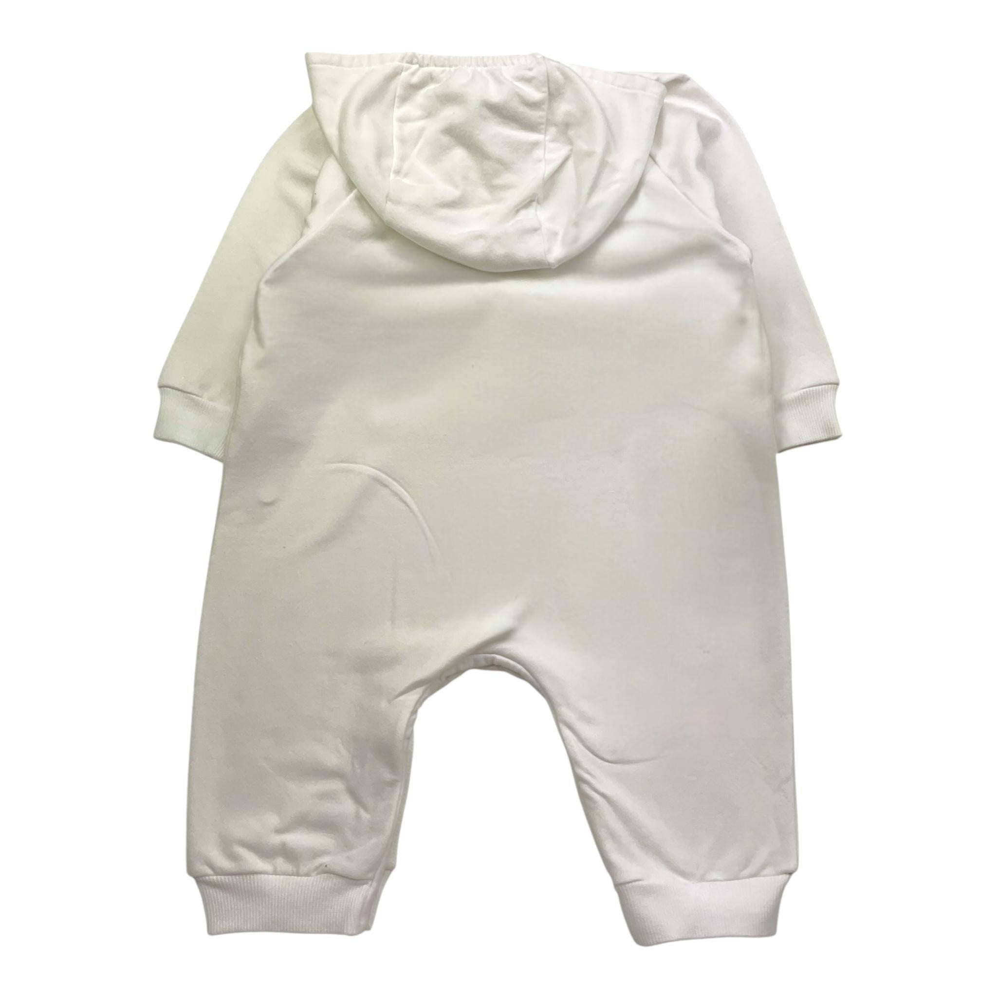 TEDDY E MINOU tutina tinta unita con cappuccio Bianco per Neonato I24TU042M7015 BIANCO TEDDY E MINOU 