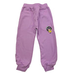 MOUSSE pantalone tinta unita modello tuta con stampa Lilla per Bambina HKPG362L LILLA MOUSSE 